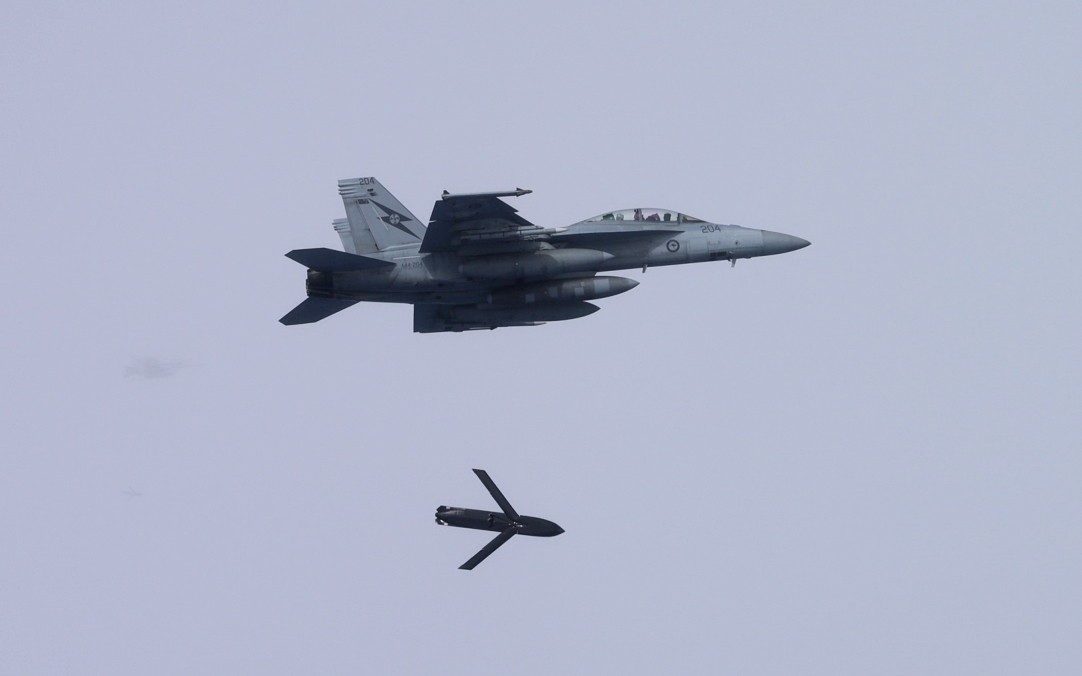 an Australian F/A-18F Super Hornet successfully demonstrated the capability and interoperability of the Long Range Anti-Ship Missile (LRASM) system during an Initial Operational Test and Evaluation (IOT&E) event.