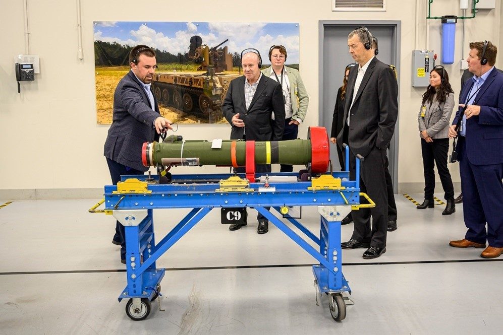 In January, Australian Secretary of the Department of Defence Greg Moriarty visited MFC’s Pike County Operations in Troy, Alabama.